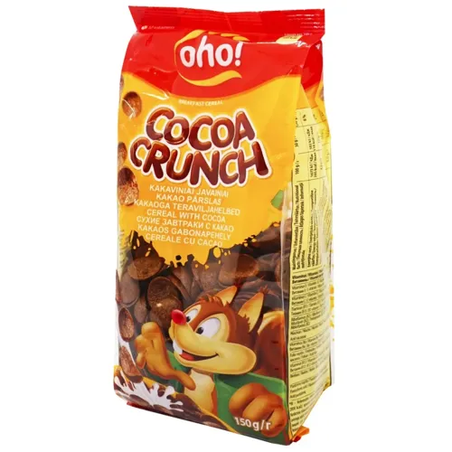 Сніданок сухий Oho Сосоа Сrunch з какао 150г