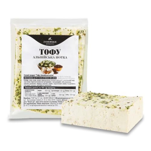 Тофу Альпійська Нотка Заморські Делікатеси, Соєвий Продукт, кг