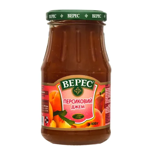 Джем персиковий стерилізований Верес с/б 400г