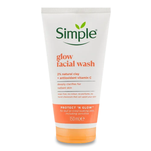 Засіб для Вмивання Очищувальний Protect N Glow Simple, 150мл