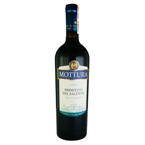 Вино Mottura Primitivo del Salento червоне сухе 13% 0,75л