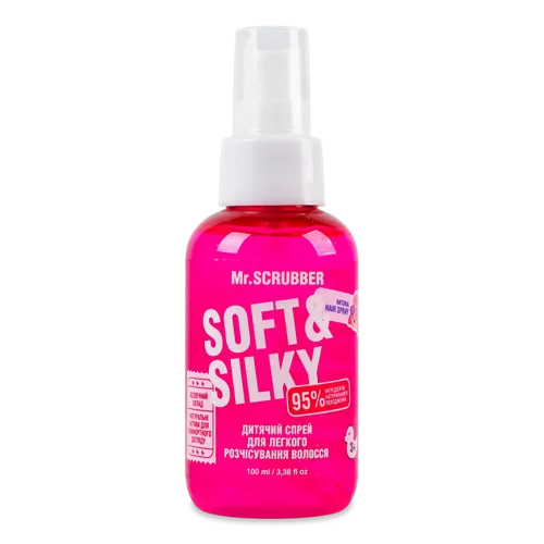 Спрей Для Легкого Розчісування Волосся Для Дітей Від 3 Років Soft&Silky Mr.Scrubber 100мл