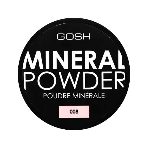Мінеральна Пудра для Обличчя Gosh, Вищий Ґатунок, Розсипна, 08 Tan, 10 г