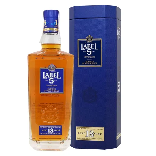Віскі Label 5 18 років 40% 0,7л