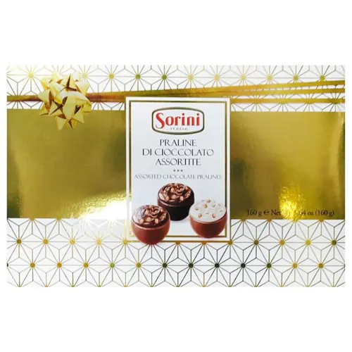Цукерки Sorini Золота коробка 160г