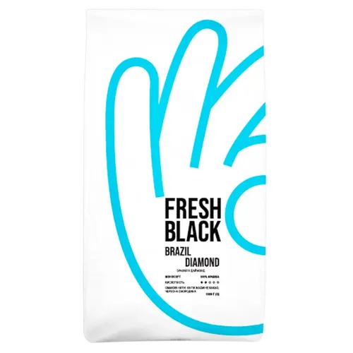 Кава Fresh Black Brazil зерно