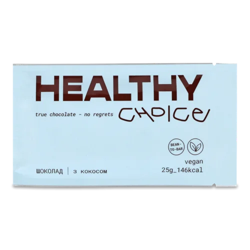 Шоколад З Кокосом Healthy Choice, в/ґ, 25г