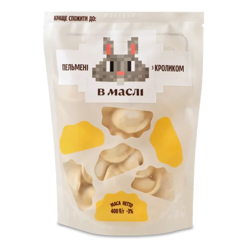 Пельмені З Кроликом В Маслі, В/ґ, 400г