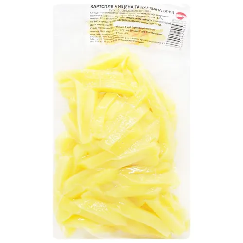 Картопля чищена різана 0,5кг