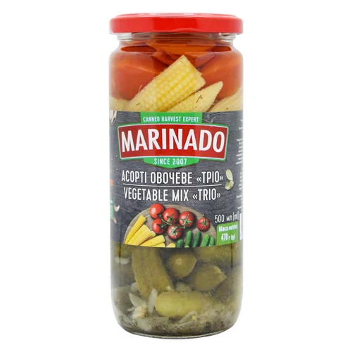 Асорті овочеве Marinado Тріо 480мл