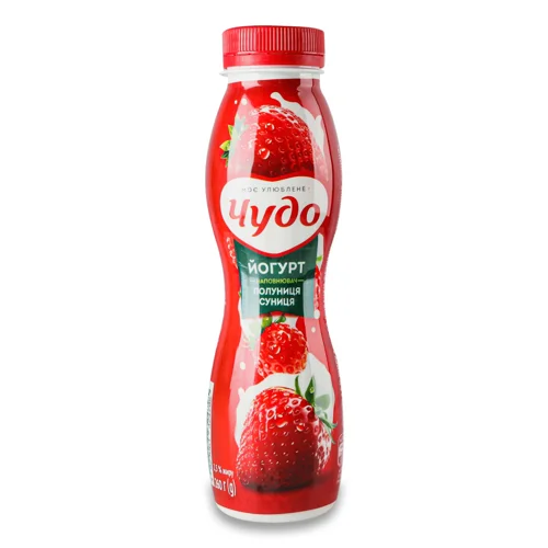 Йогурт Чудо полуниця-суниця 2,5% , 260г