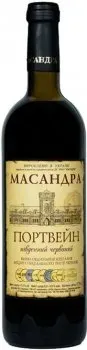 Портвейн Массандра Южний ординарне червоне креплене 0.75л 17.5%
