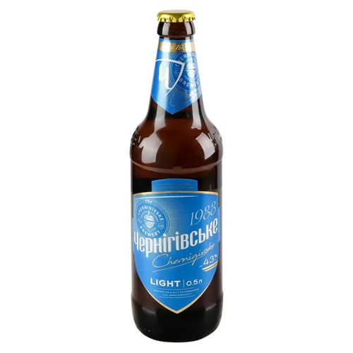 Пиво Чернігівське Light 4,3% пл, 0.5л