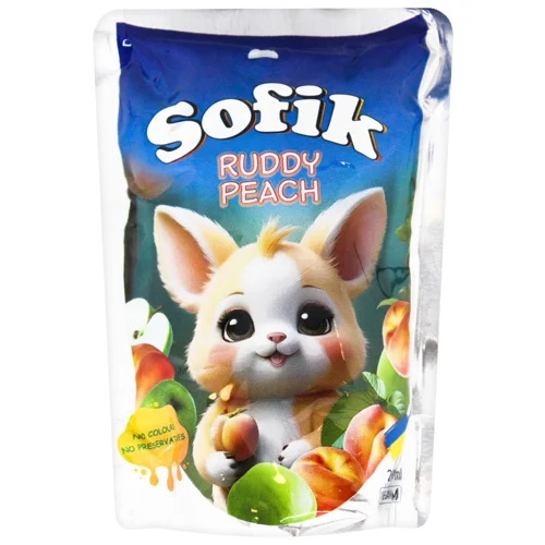 Напій соковий Sofik зі смаком персика 200мл