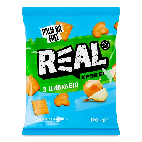 Крекер Pichkar Real з цибулею, 190г