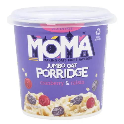 Каша вівсяна Moma з журавлиною та родзинками 70г