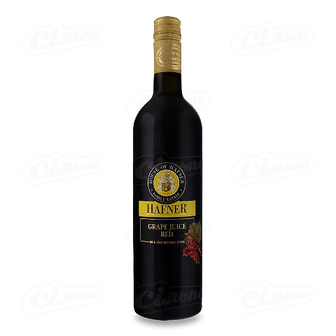 Сік Hafner червоний виноград, 0,75л