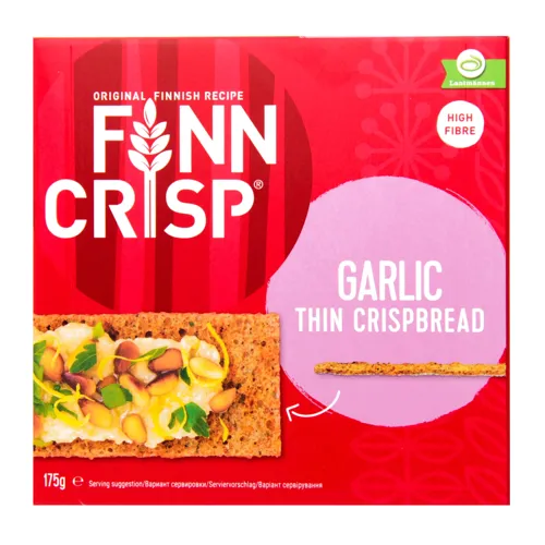 Сухарики зі смаком часнику Finn Crisp к/у 175г
