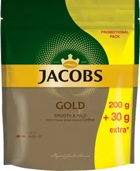 Кава Jacobs Gold Smooth&Mild розчинна натуральна 230г