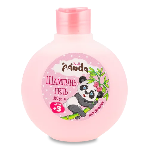 Дитячий Шампунь-Гель В/ґ 380г Small Panda, для дівчаток