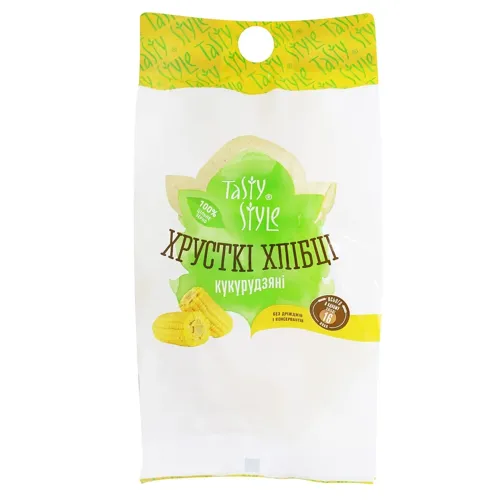 Хлібці Tasty Style кукурудзяні 60г