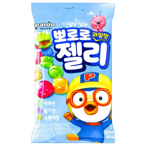 Цукерки желейні Paldo Pororo фруктові 53г