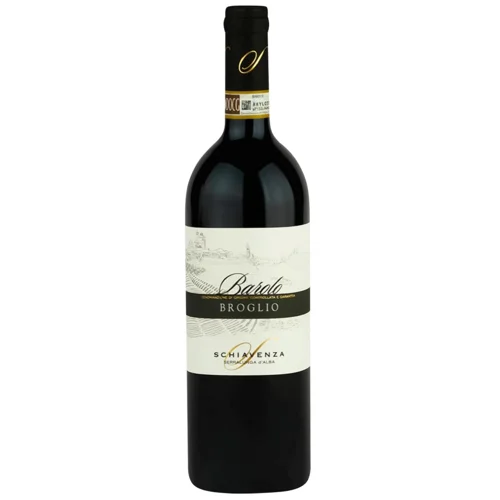 Вино Schiavenza Barolo Broglio червоне сухе 15,5% 0,75л