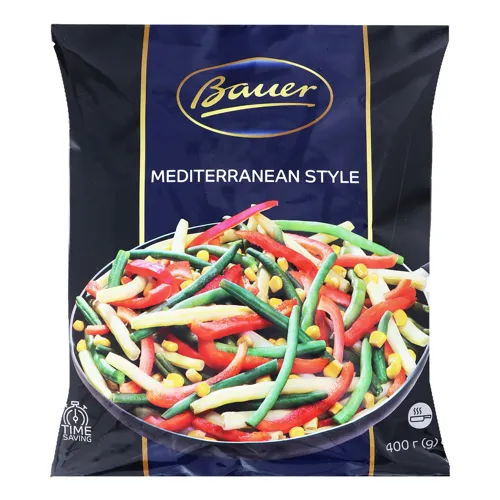Суміш овочева заморожена Mediterranean style Bauer м/у 400г