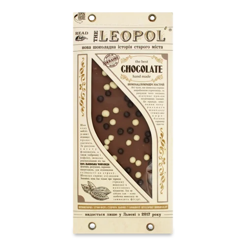 Шоколад Молочний Leopol' Вищого Ґатунку, 95г