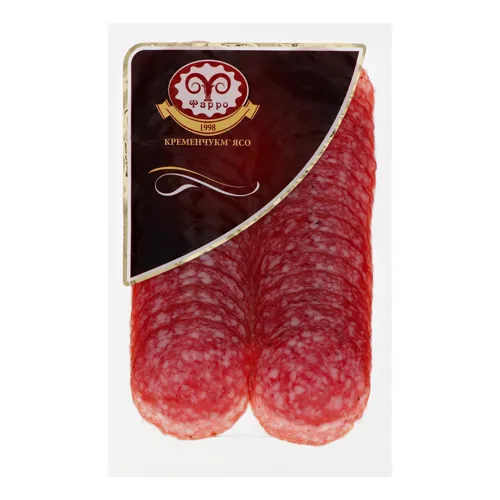 Ковбаса Салямі Женевська Фарро сиров'ялена вищого ґатунку 0.08кг