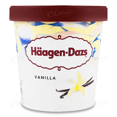 Морозиво Haagen-Dazs ванільне, відро, 400г