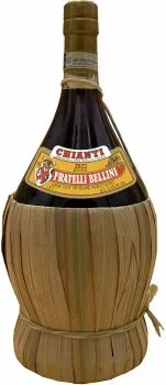 Вино Bellini Fiasco Chianti DOCG червоне сухе 1.5л 12.5%