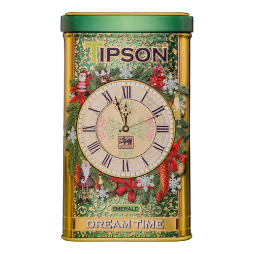 Чай зелений Emerald Dream Time Tipson з залізною банкою 100г