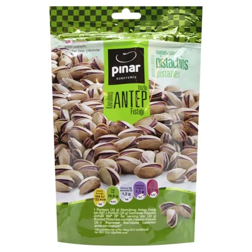 Фісташки Pinar Kuruyemis смажені з сіллю 150г