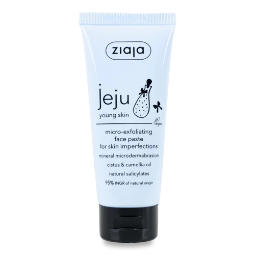 Паста Для Обличчя Мікровідлущуюча Jeju Young Skin Ziaja, 75мл