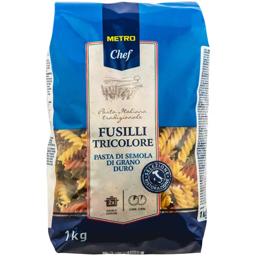 Макарони Metro Chef fusilli tricol з твердих сортів пшениці 1кг