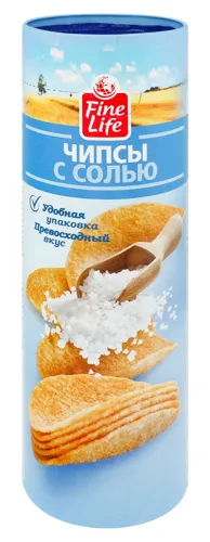 FL Формовані чіпси з сіллю 100г