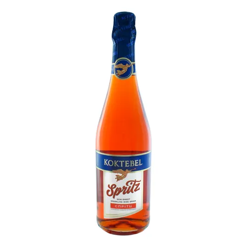 Напій винний 0.75л 6.9% газований напівсолодкий Spritz Koktebel пл