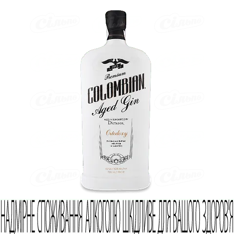 Джин Dictador Colombian Aged Gin Ortodoxy, 0,7л