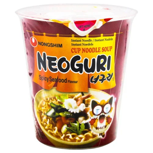 Локшина Nongshim Суп Neoguri з морепродуктами гостра 62г