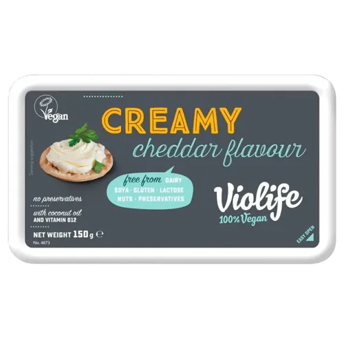 Крем-сир Violife Vegan Чеддер без лактози без глютену без сої 150г