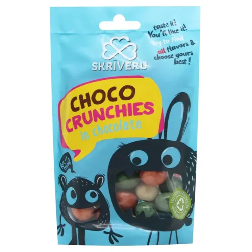 Драже шоколадні «Skriveru Chococrunches» 90г