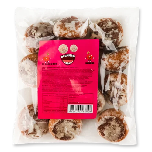 Пряники Заварні Глазуровані З Начинкою Зі Смаком Вишні, в/ґ, 300г