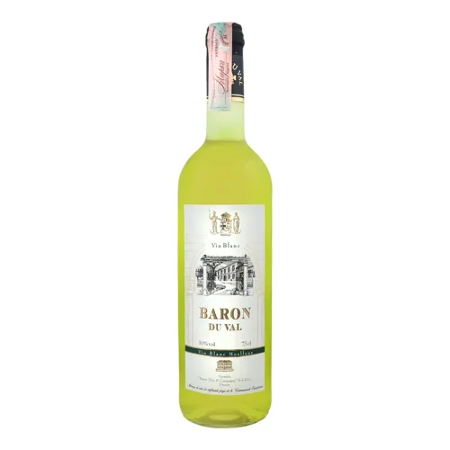 Вино 0.75л 10% біле напівсолодке Baron du Val пл