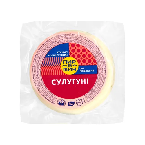 Сир 45% розсільний Сулугуні Пирятин вищого ґатунку 210г