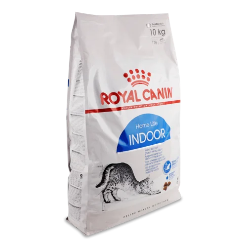 Корм сухий повнораціонний для дорослих котів віком 1-7 років Indoor Royal Canin, в/к, 10 кг