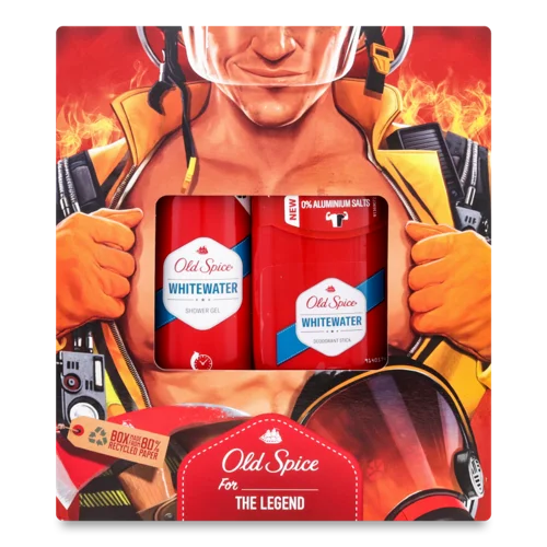 Подарунковий Набір Whitewater Old Spice, 1 шт, в/к