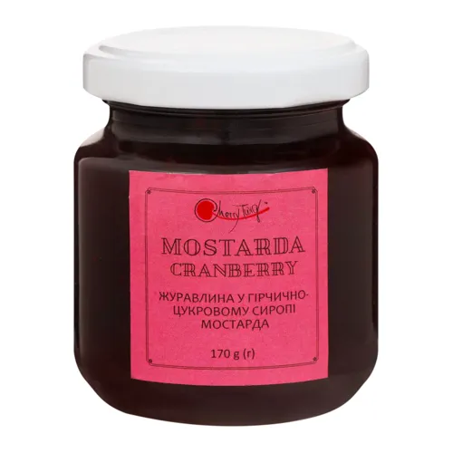 Журавлина в гірчично-цукровому сиропі Мостарда Cherrytwig 170г