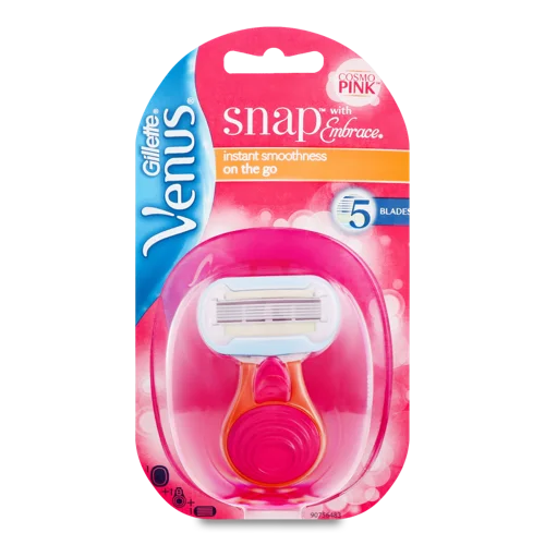 Бритва Snap Компактна + 1 Змінна Касета Embrace Venus Gillette, В/ґ, 1г