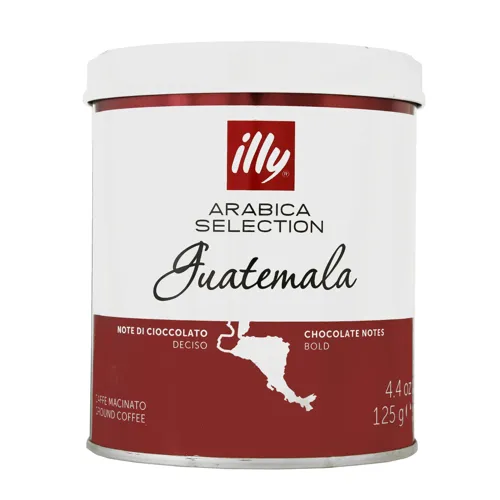 Кава мелена смажена Guatemala Arabica Selection Illy з залізної банки 125г